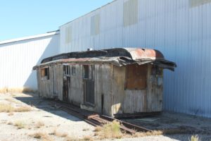 N-C-O Ry. Baggage Car 22 in Alturas, California.